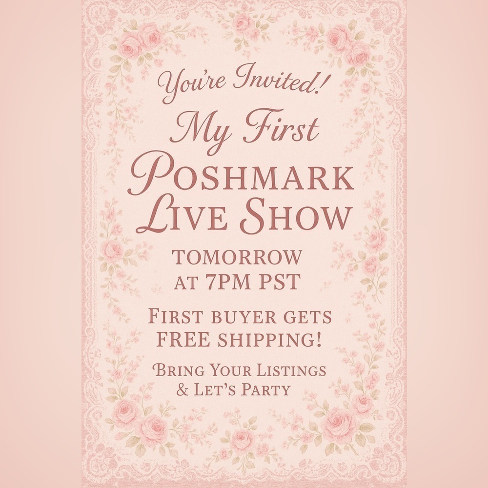 Floral Pink Party Invitation